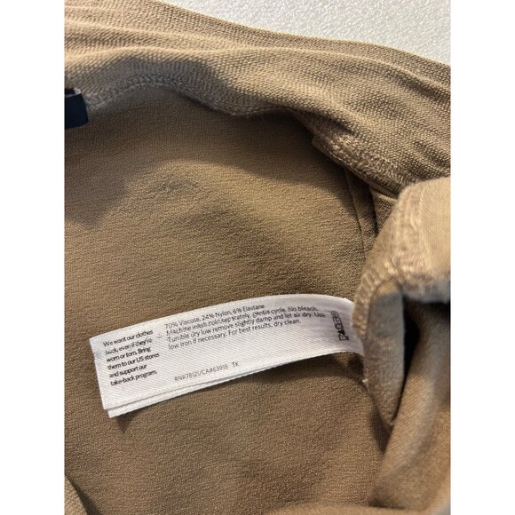 Eileen Fisher Tan Slim Fit Pants Medium may fit size large - Picture 4 of 4